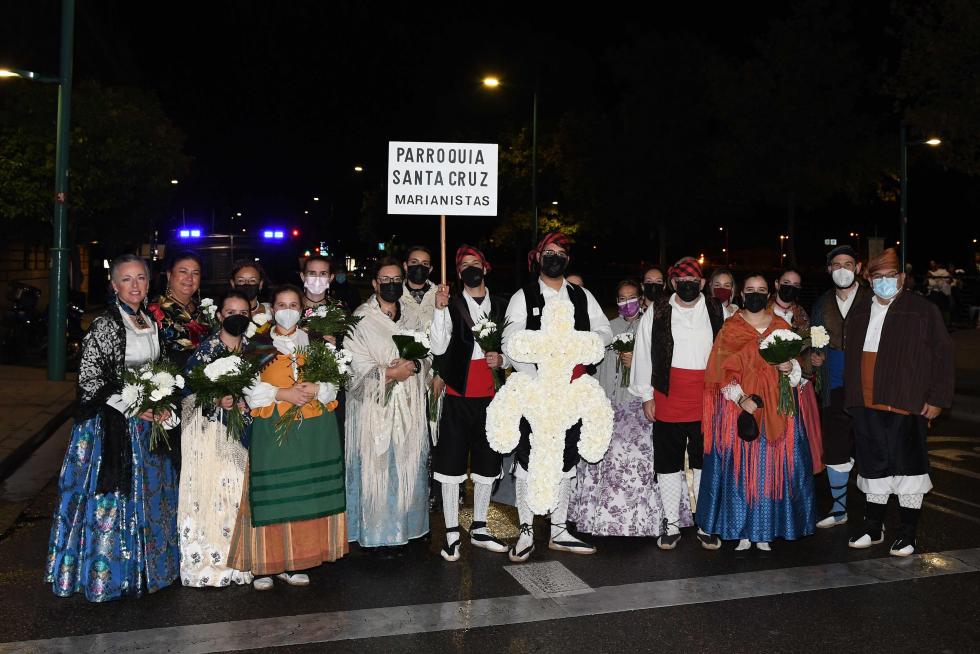 Grupos de la Ofrenda del Pilar 2021. Grupo Parroquia Santa Cruz