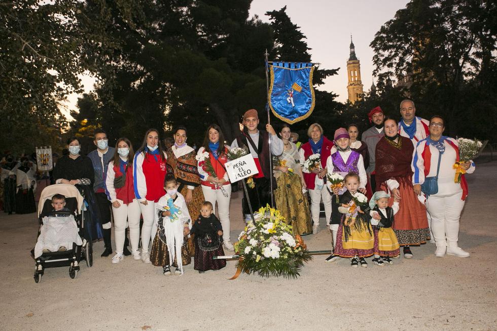 Grupos de la Ofrenda del Pilar 2021. Grupo Peña El Jaleo
