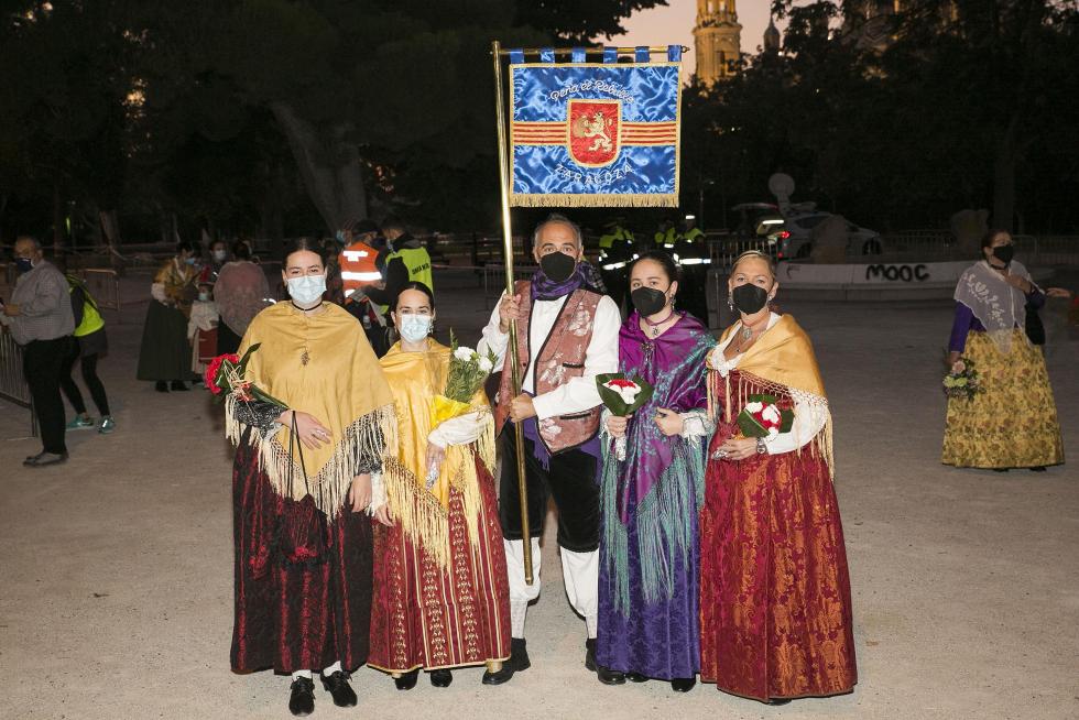 Grupos de la Ofrenda del Pilar 2021. Grupo Peña El Rebullo