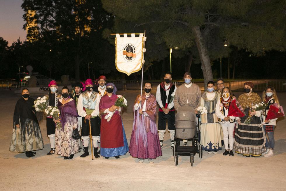 Grupos de la Ofrenda del Pilar 2021. Grupo Peña Forca