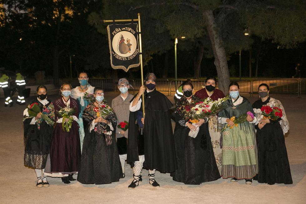 Grupos de la Ofrenda del Pilar 2021. Grupo Peña Los Topos