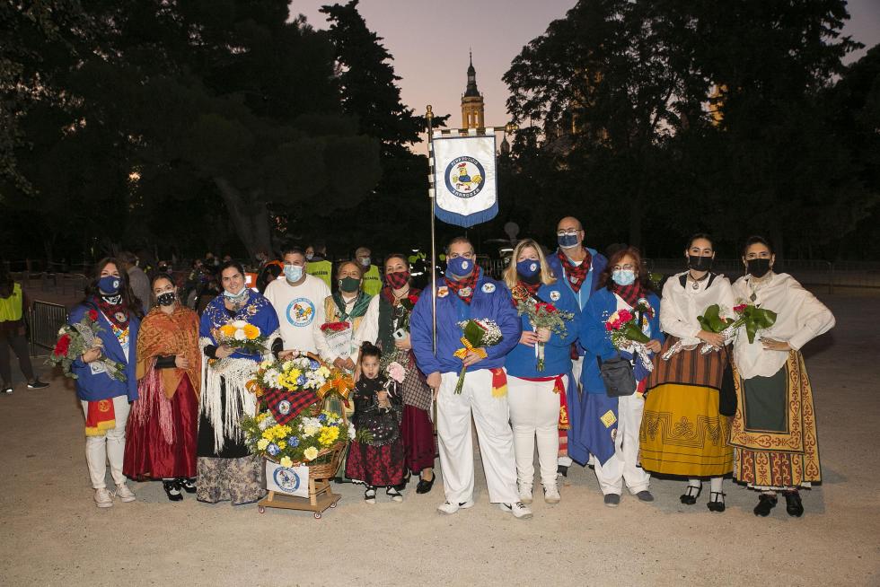 Grupos de la Ofrenda del Pilar 2021. Grupo Peña Pa Cutio
