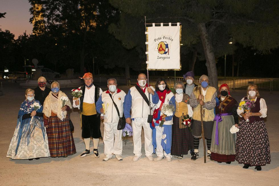 Grupos de la Ofrenda del Pilar 2021. Grupo Peña Pechín