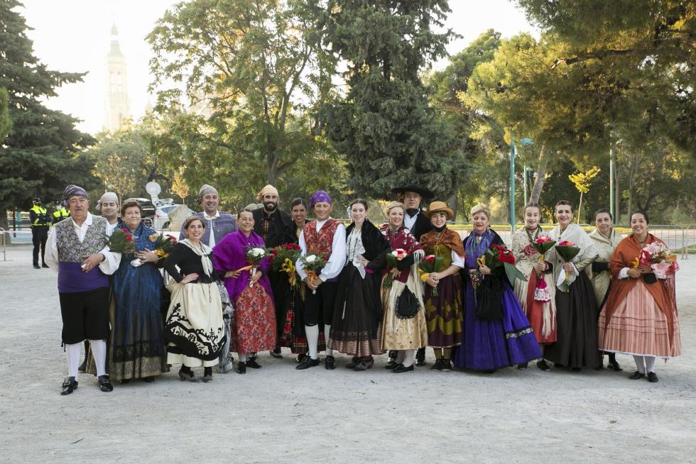 Grupos de la Ofrenda del Pilar 2021. Grupo Peña Torrero