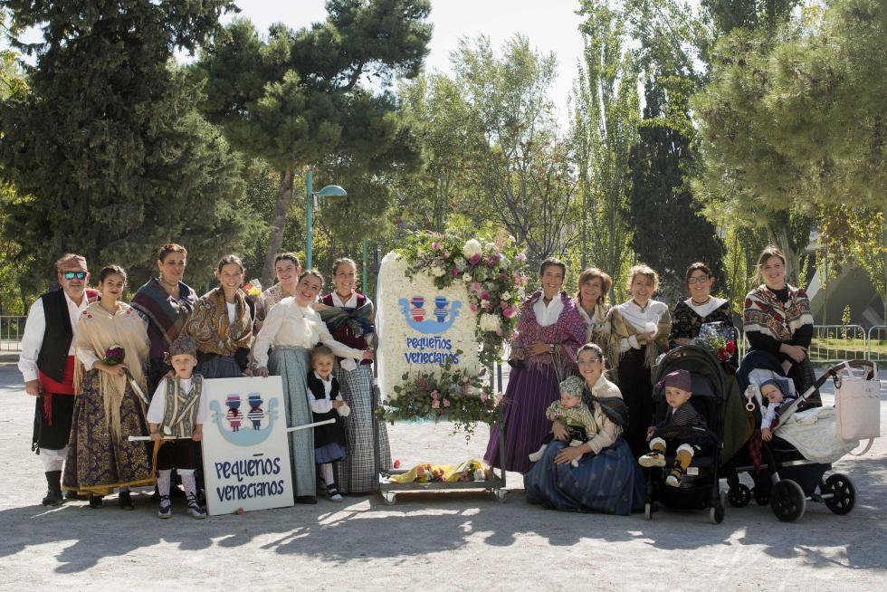 Grupos de la Ofrenda del Pilar 2021. Grupo Pequeños Venecianos