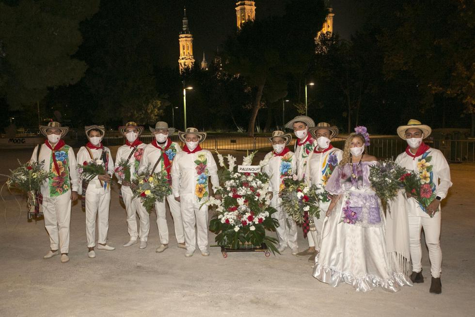 Grupos de la Ofrenda del Pilar 2021. Grupo Restaurante Palenque