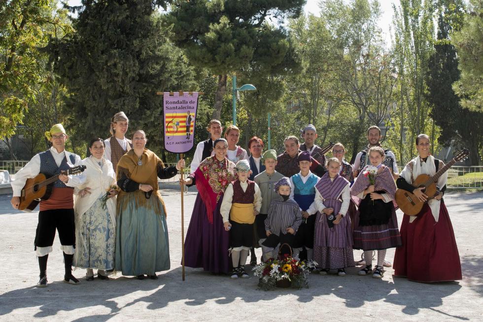 Grupos de la Ofrenda del Pilar 2021. Grupo Rondalla de Santalecina