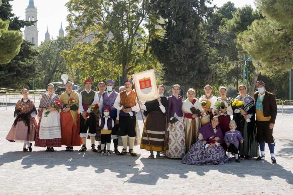 Grupos de la Ofrenda del Pilar 2021. Grupo Rueda de Jalón
