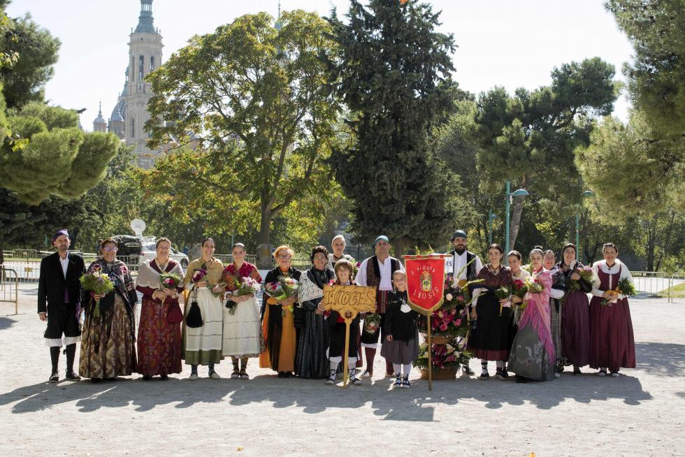 Grupos de la Ofrenda del Pilar 2021. Grupo San Miguel de Inogés