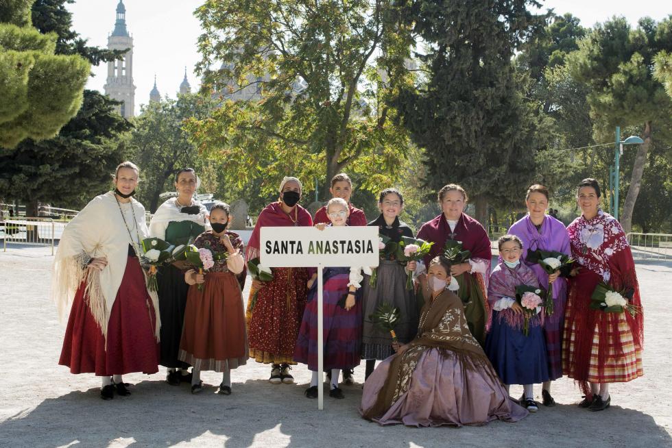 Grupos de la Ofrenda del Pilar 2021. Grupo Santa Anastasia