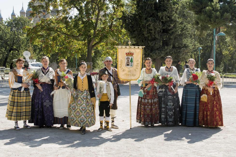 Grupos de la Ofrenda del Pilar 2021. Grupo Segura de Baños