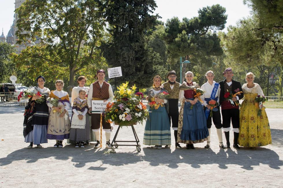 Grupos de la Ofrenda del Pilar 2021. Grupo Senegüe Sorripas