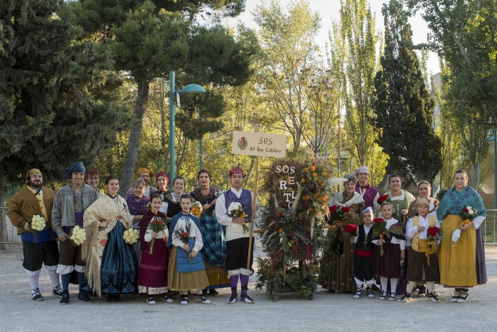 Grupos de la Ofrenda del Pilar 2021. Grupo Sos del Rey Católico