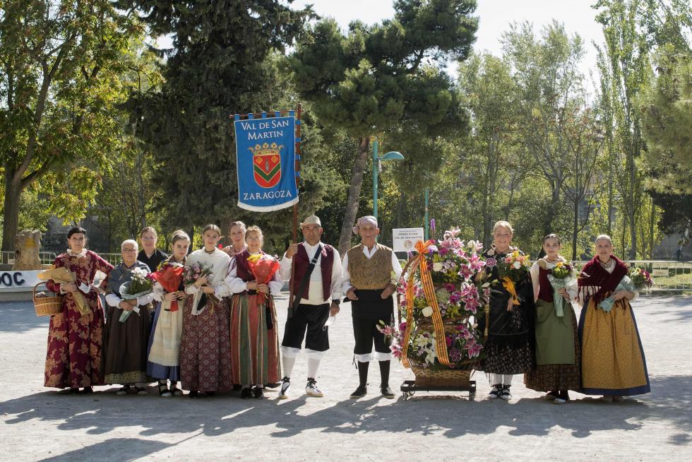 Grupos de la Ofrenda del Pilar 2021. Grupo Val de San Martín