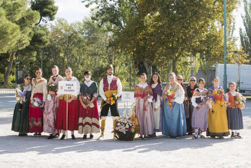 Grupos de la Ofrenda del Pilar 2021. Grupo Villa de Plenas