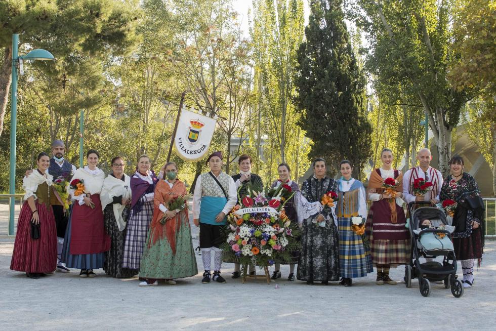 Grupos de la Ofrenda del Pilar 2021. Grupo Villalengua