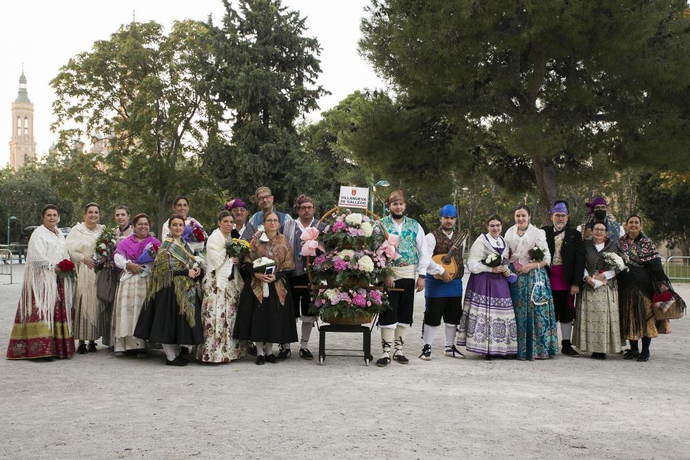 Grupos de la Ofrenda del Pilar 2021. Grupo Villanueva de Gallego