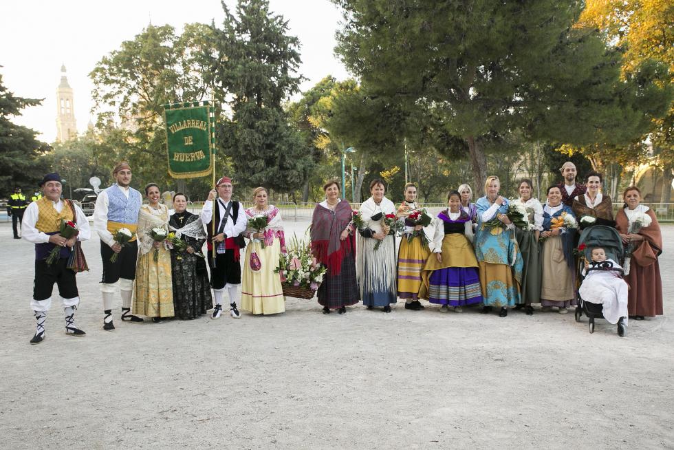Grupos de la Ofrenda del Pilar 2021. Grupo Villlarreal de Huerva