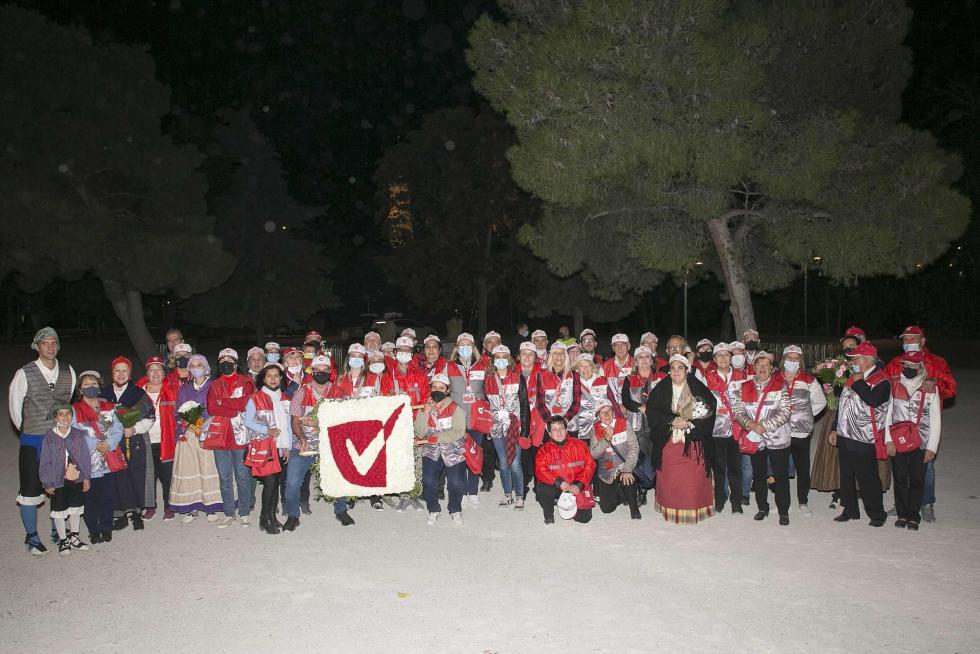 Grupos de la Ofrenda del Pilar 2021. Grupo Voluntarios de Zaragoza