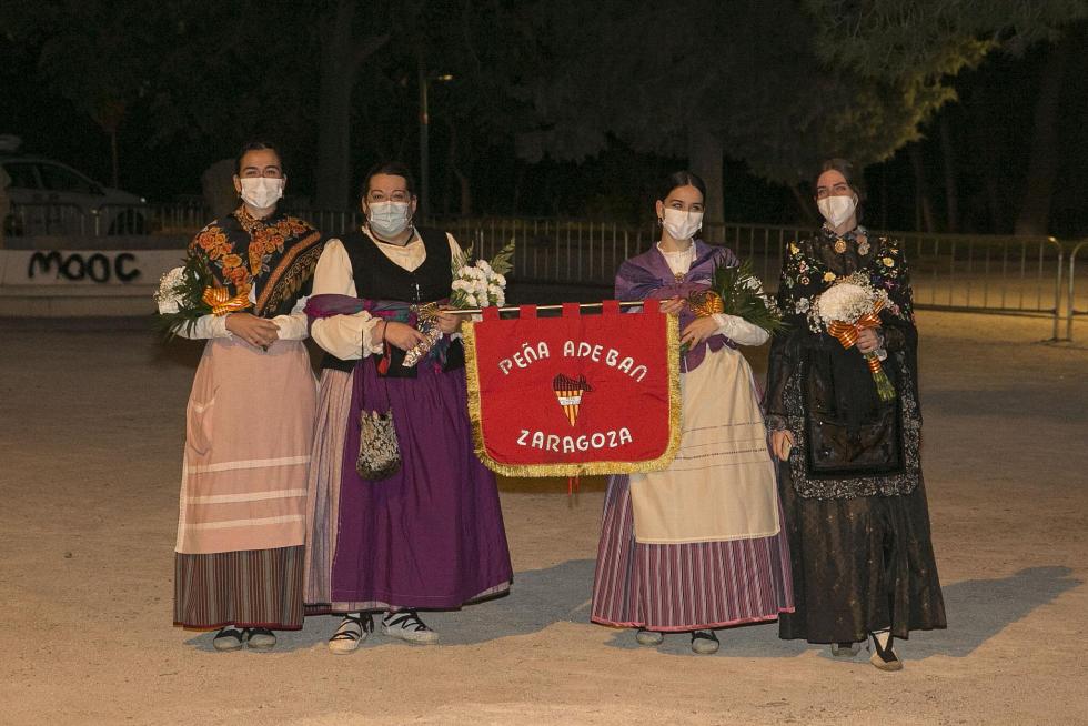 Grupos de la Ofrenda del Pilar 2021. Unión Peñista Adebán
