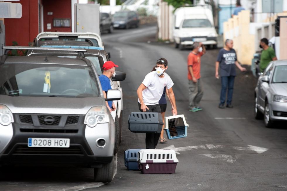 Ordenan evacuación ante el avance de la colada de lava que fluye al noroeste
