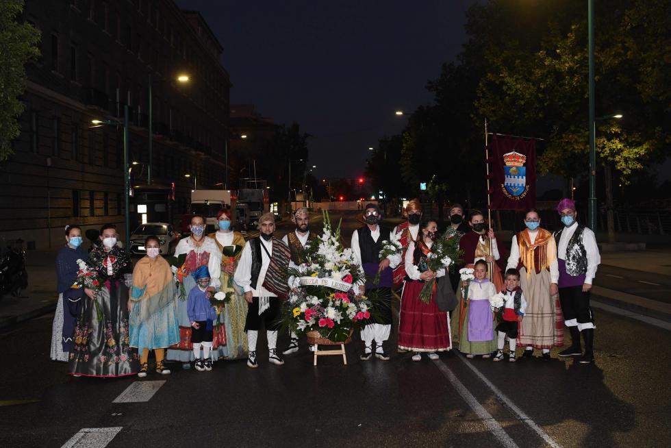 Grupos de la Ofrenda del Pilar 2021. Grupo Aldehuela de Liestos