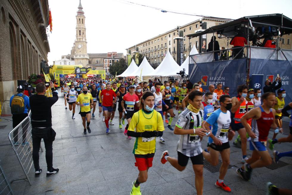 El maratón de Zaragoza 2021, en imágenes