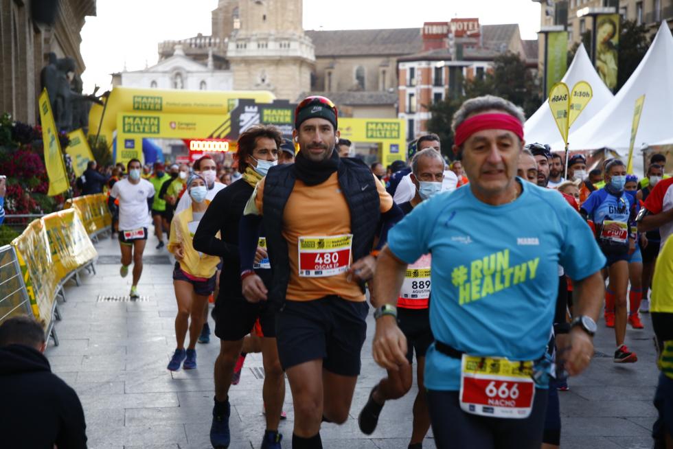 El maratón de Zaragoza 2021, en imágenes