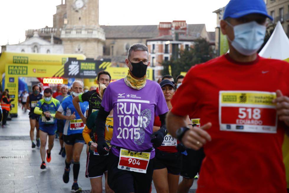El maratón de Zaragoza 2021, en imágenes