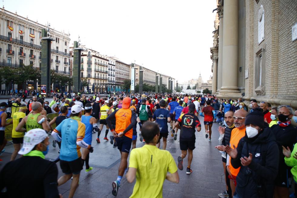 El maratón de Zaragoza 2021, en imágenes