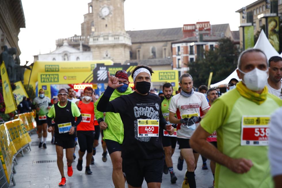 El maratón de Zaragoza 2021, en imágenes