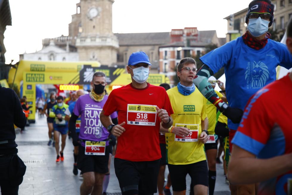 El maratón de Zaragoza 2021, en imágenes