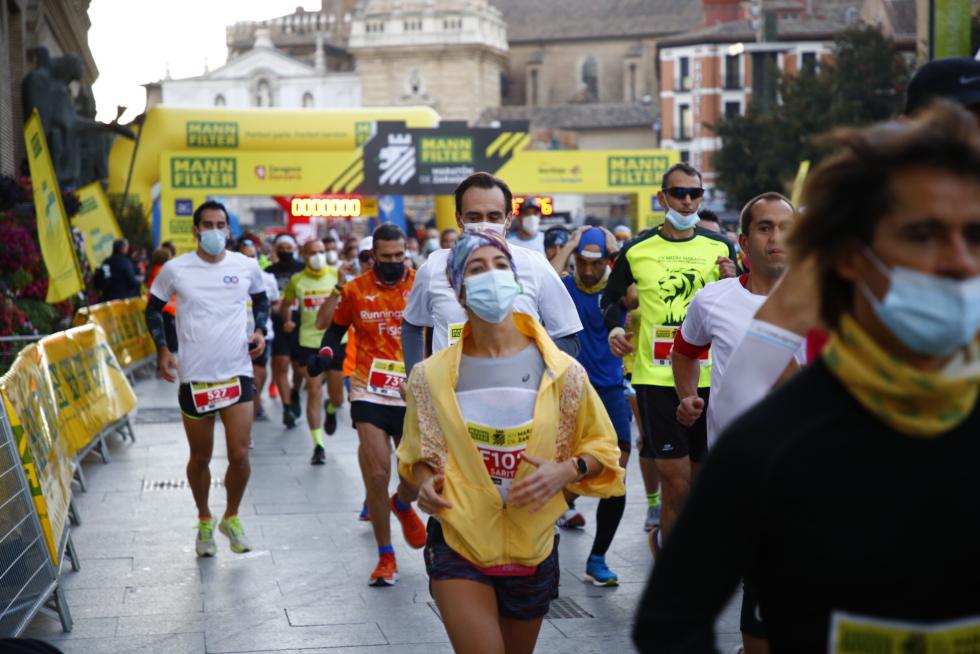 El maratón de Zaragoza 2021, en imágenes