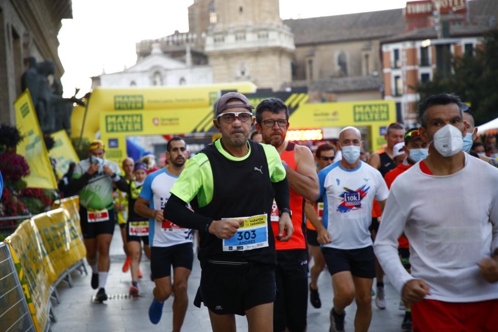 El maratón de Zaragoza 2021, en imágenes
