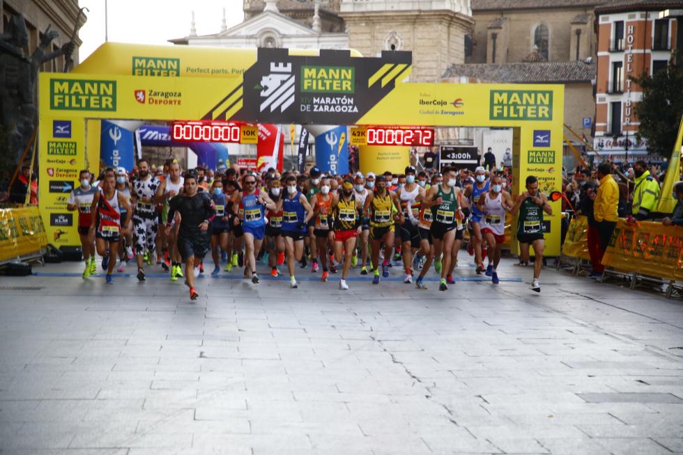 El maratón de Zaragoza 2021, en imágenes