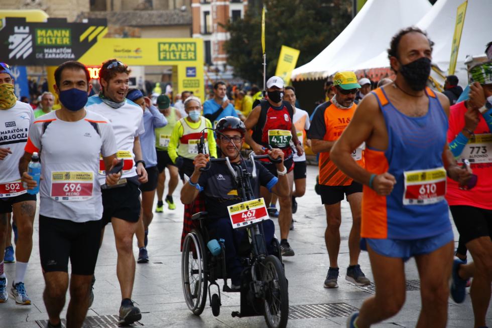 El maratón de Zaragoza 2021, en imágenes