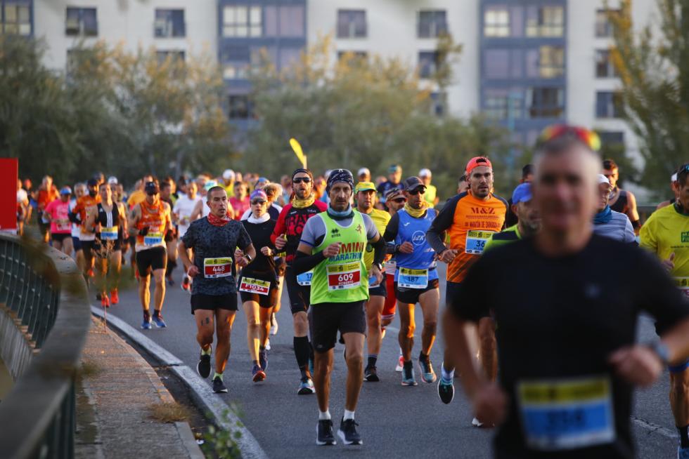 El maratón de Zaragoza 2021, en imágenes