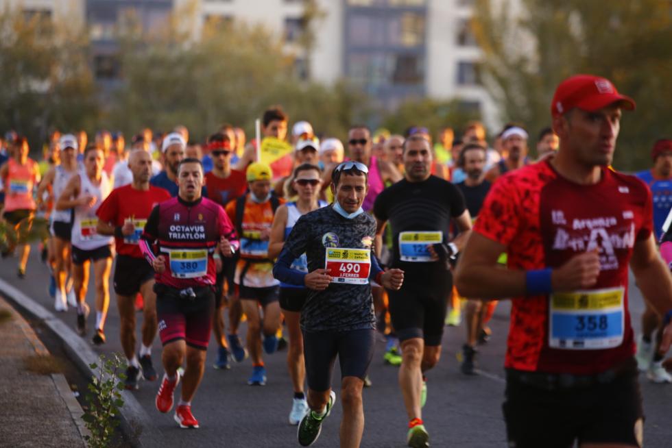 El maratón de Zaragoza 2021, en imágenes