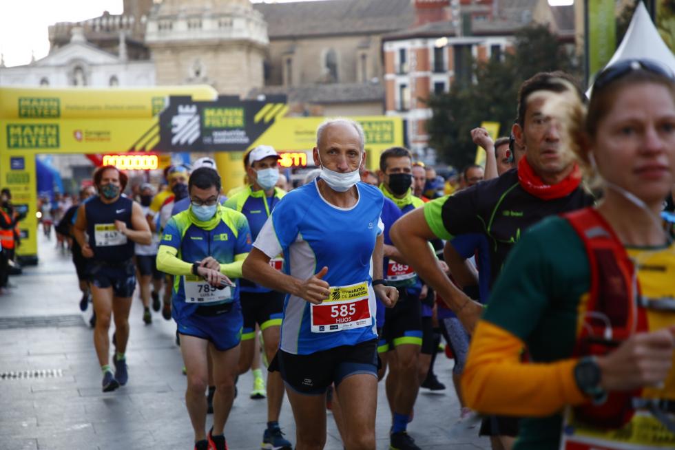 El maratón de Zaragoza, en imágenes
