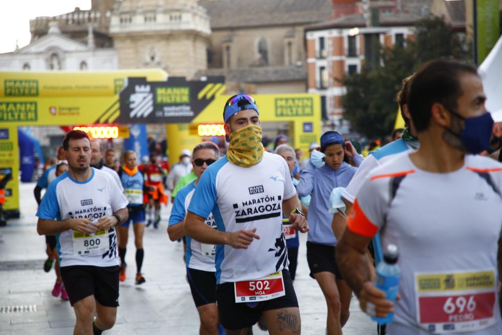 El maratón de Zaragoza 2021, en imágenes