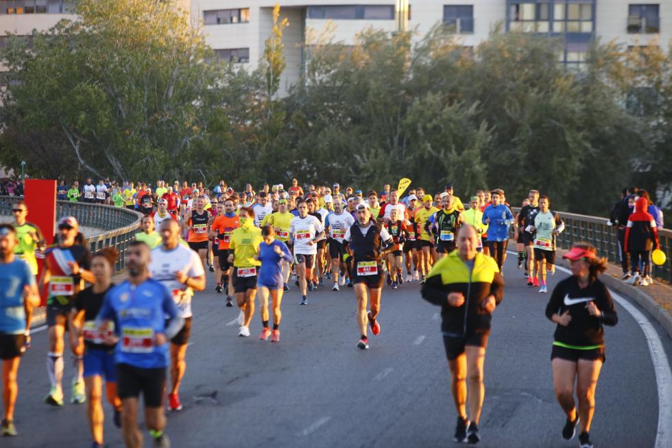El maratón de Zaragoza 2021, en imágenes