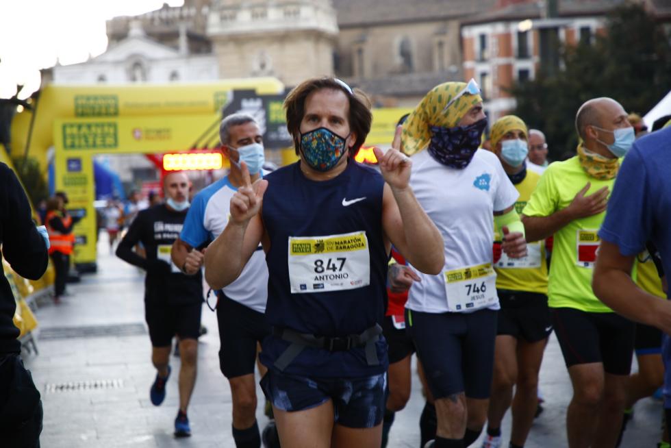 El maratón de Zaragoza 2021, en imágenes