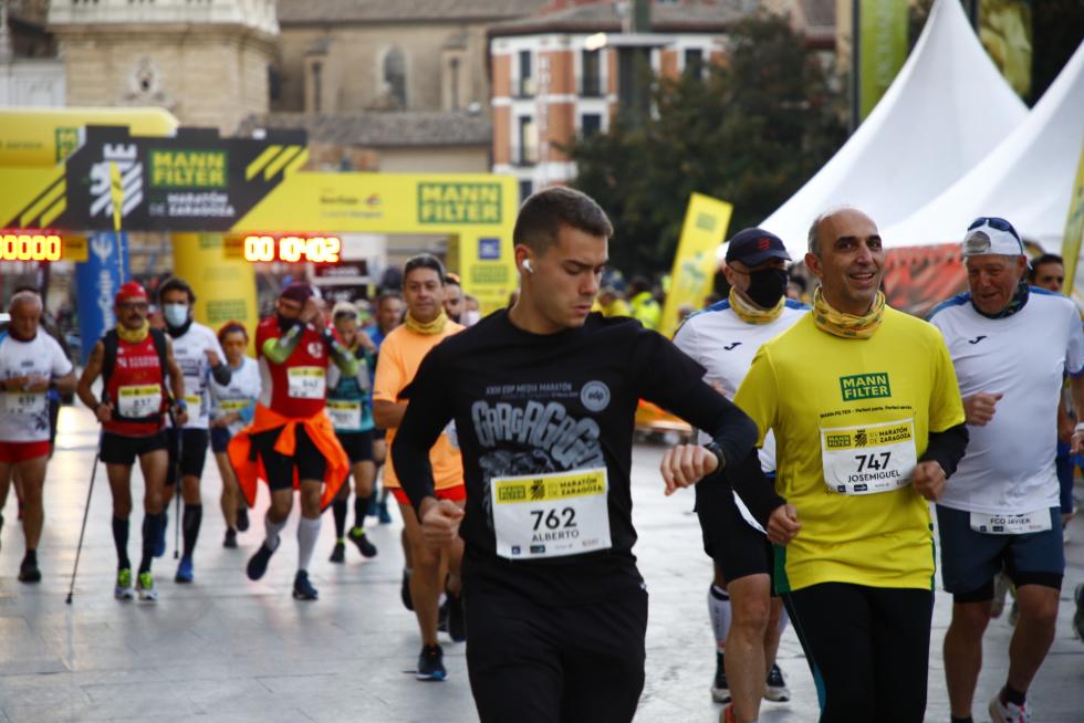 El maratón de Zaragoza 2021, en imágenes