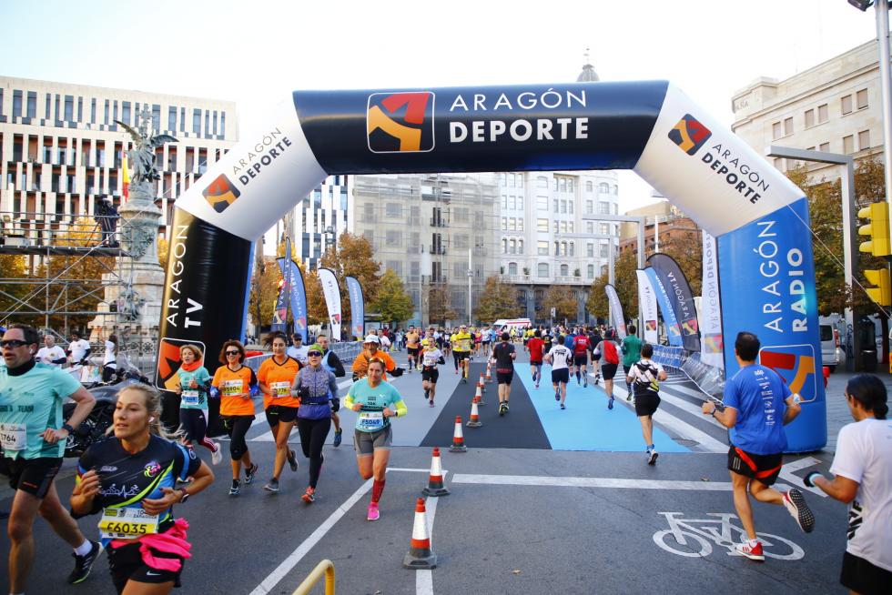 El maratón de Zaragoza 2021, en imágenes