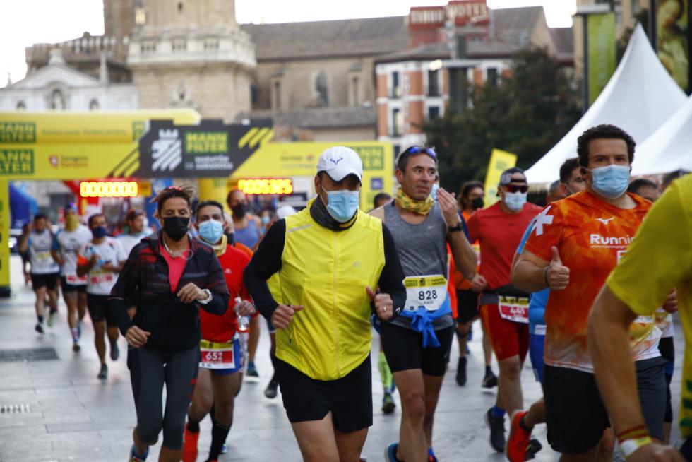 El maratón de Zaragoza 2021, en imágenes