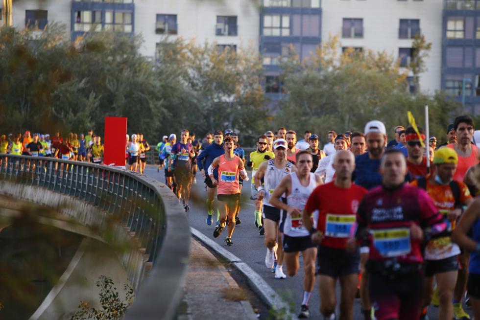 El maratón de Zaragoza 2021, en imágenes