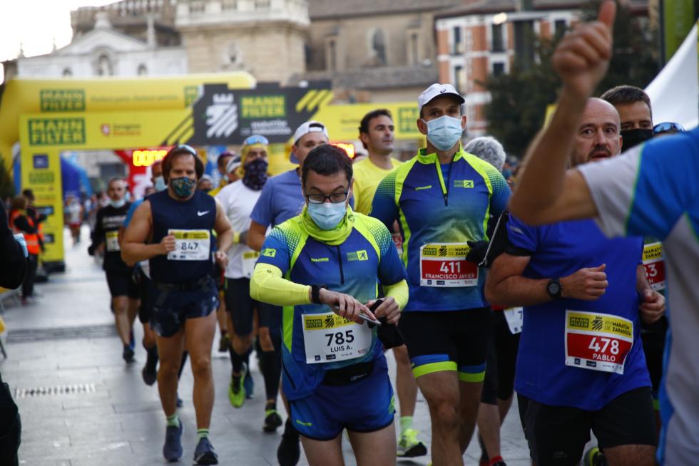 El maratón de Zaragoza 2021, en imágenes
