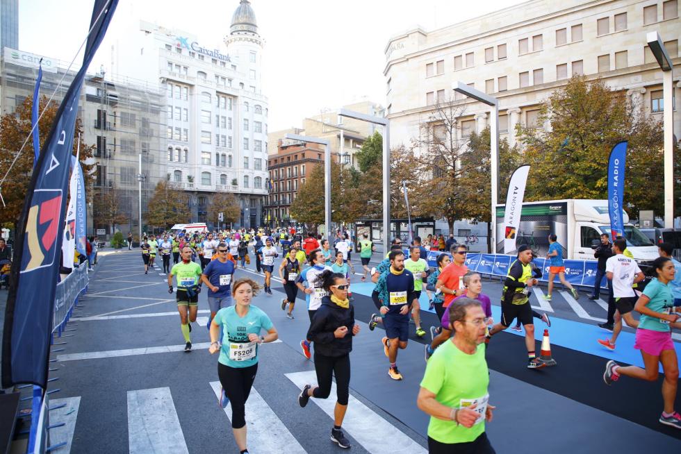 El maratón de Zaragoza 2021, en imágenes