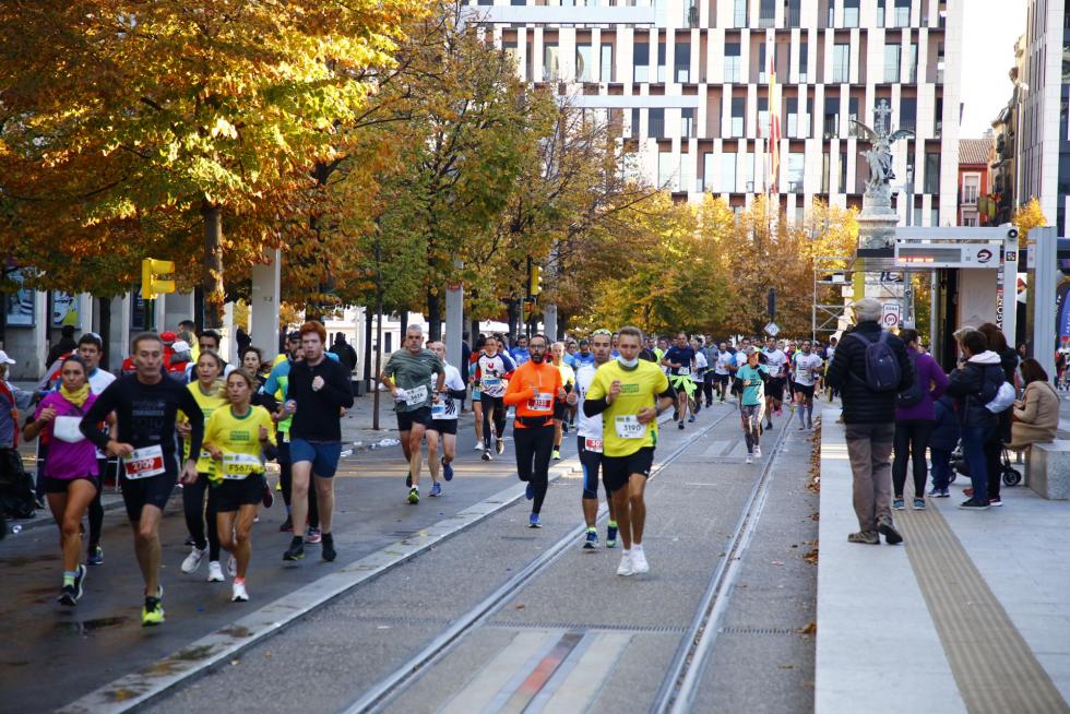El maratón de Zaragoza 2021, en imágenes