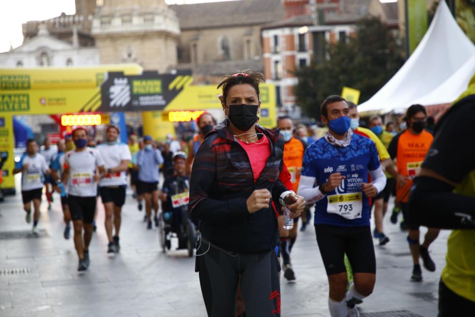 El maratón de Zaragoza 2021, en imágenes